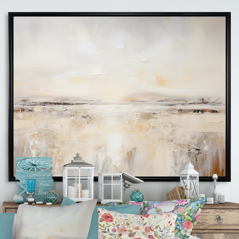 Abstract Road Track Charm - Road Wall Decor, Black Floater Framed, 16" H x 32" W x 1" D