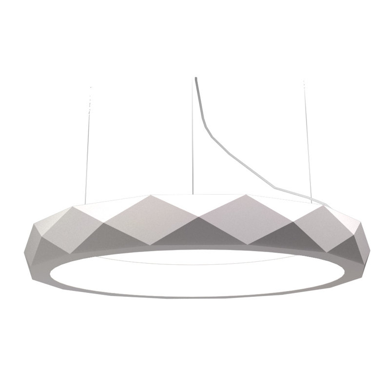 1 - Light LED Pendant, 2.36" H x 39.37" W x 39.37" D, Organic Cappuccino