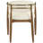 Riccio Vegan Leather Upholstered Dining Arm Chair-6766377-27620710
