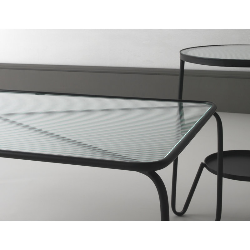 Glass Top End Table