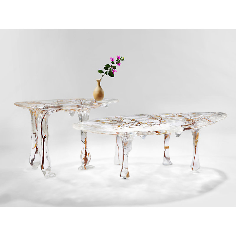 Crystal Branched Adorned Coffee Table