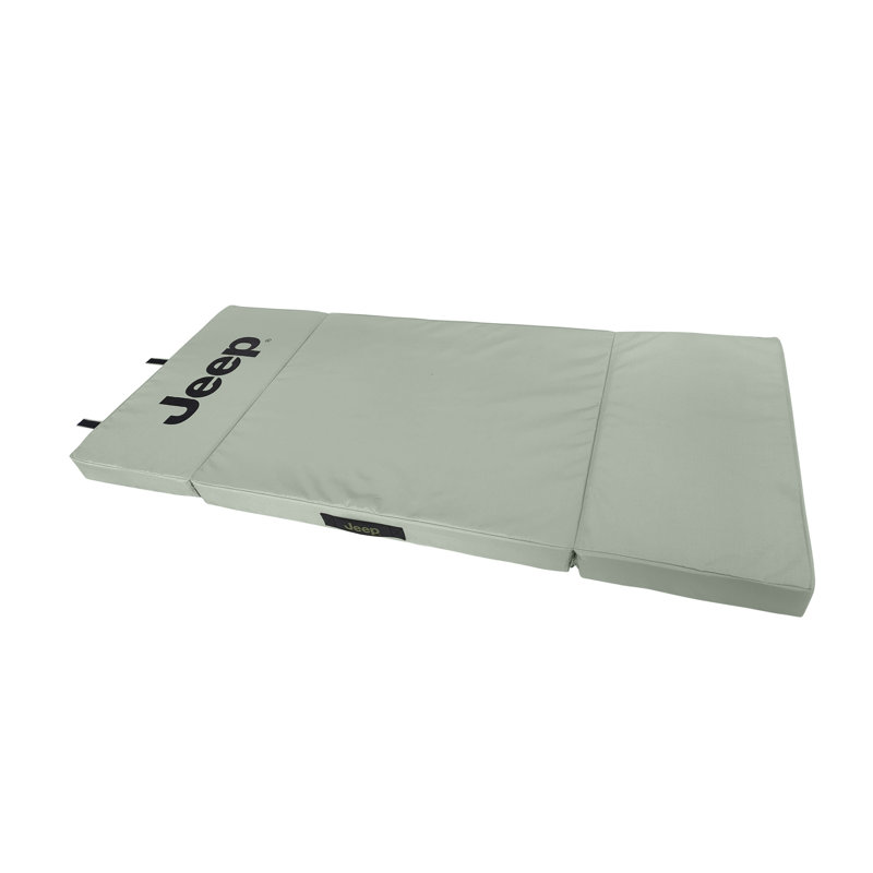  Lit de voyage, format plié, 30 po x 25 po x 6 po, gris, grand