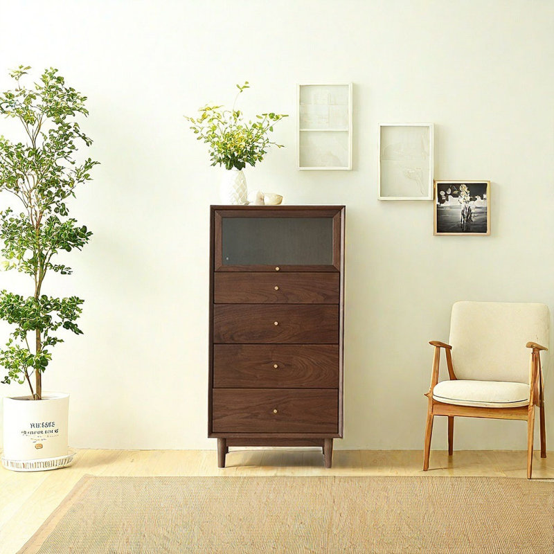 Armoire de rangement Simple, Brun