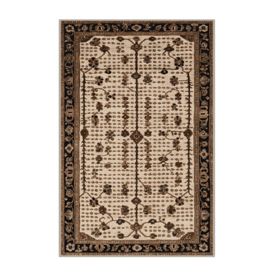 Tapis beige français lavable à la machine