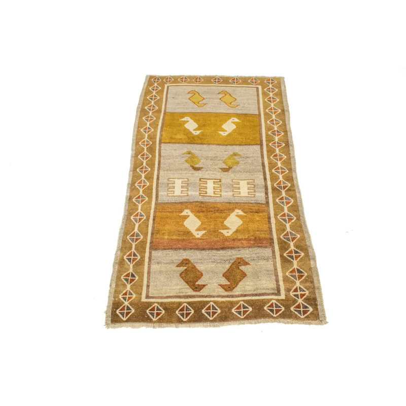 Tapis oriental multicolore 3 pi 6 po x 6 pi 3 pi