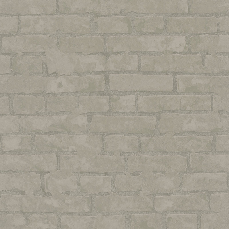 Terra Collection Stone Optics Wallpaper Roll, Gray