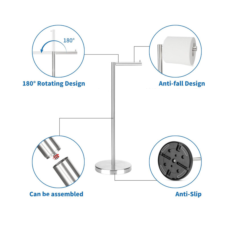 Free Standing Toilet Paper Holder
