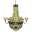 Lustre 6 accoudoirs à médaillon l 60 "grand Tulip