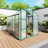 Walk-In Outdoor Greenhouse, Polycarbonate Greenhouse With Aluminum Frame, Adjustable Vents, Lockable Door For Backyard-121528997-121528995