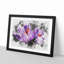Purple Crocus Flower - Framed Print-56892640-56892642
