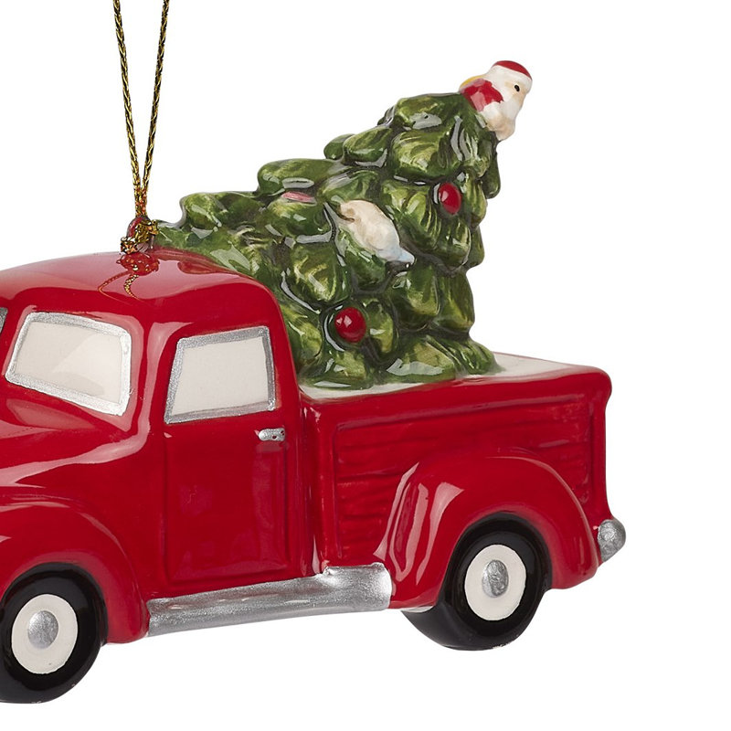 Arbre de Noël Spode ramenant à la maison le sapin de Noël