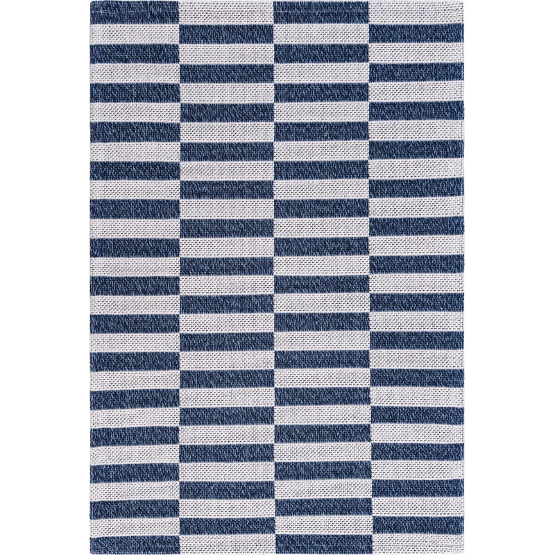 California Cotton Striped Indoor Rug, Rectangle 2'2" x 3'