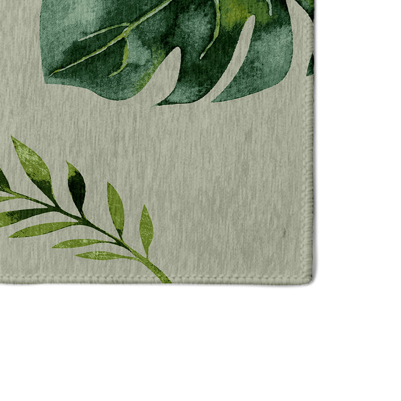 Alvordton Chenille Floral Indoor Rug, Rectangle 2' x 3'