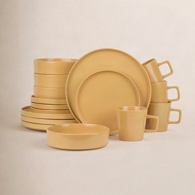 Stone Lain Cleo 16-Piece Dinnerware Set Stoneware