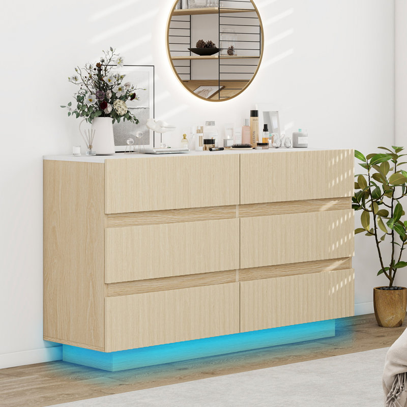 Commode double 6 tiroirs Dovon