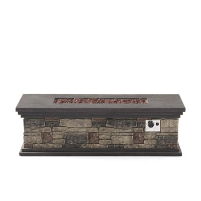 Rectangle Mgo Fire Pit - 50 000 Btu
