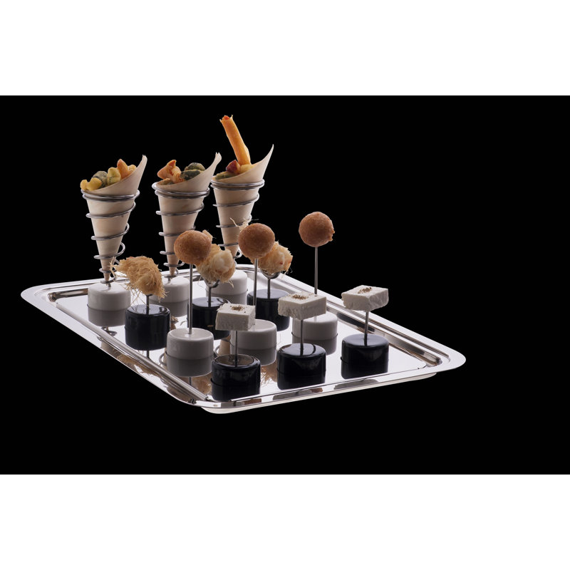 MEPRA Stainless Steel Tray, 9.6" H x 14" W x 9.6" D