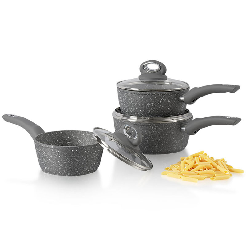 Allana-Jo 8 - Piece Non-Stick Aluminum Cookware Set