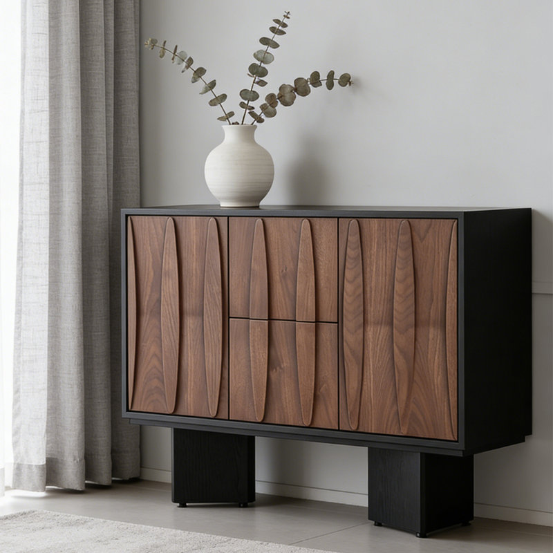 Armoire d'appoint de style rétro moderne