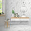  Carreau en porcelaine dorée Calacatta 24 po x 48 po Monarch Oro Borghini-120682909