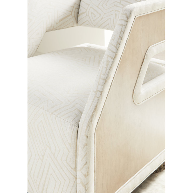 Cove Armchair, Nomad Sand, Dove Gray