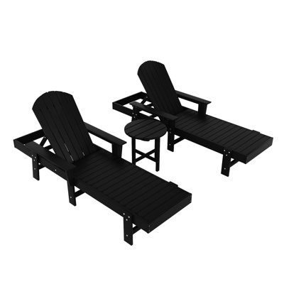 Altura Outdoor Chaise Lounge with Table
