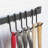 Iron Straight Wall Mounted Pot Rack