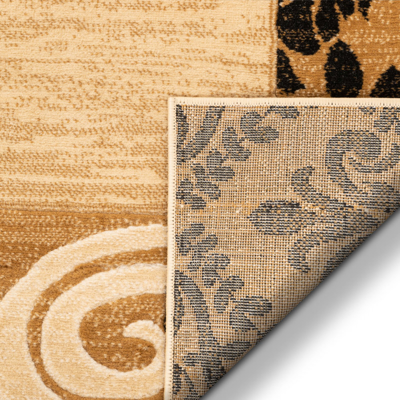 Sabin Damask Indoor Rug, Runner 2'3" x 7'3"