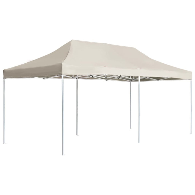 Bartev Party Tent Pop up Canopy Tent Professional Folding Gazebo Aluminum, Cream, 10 ft x 20 ft