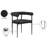 Isser Fabric Upholstered Back Side Chair Dining Chair-88407881