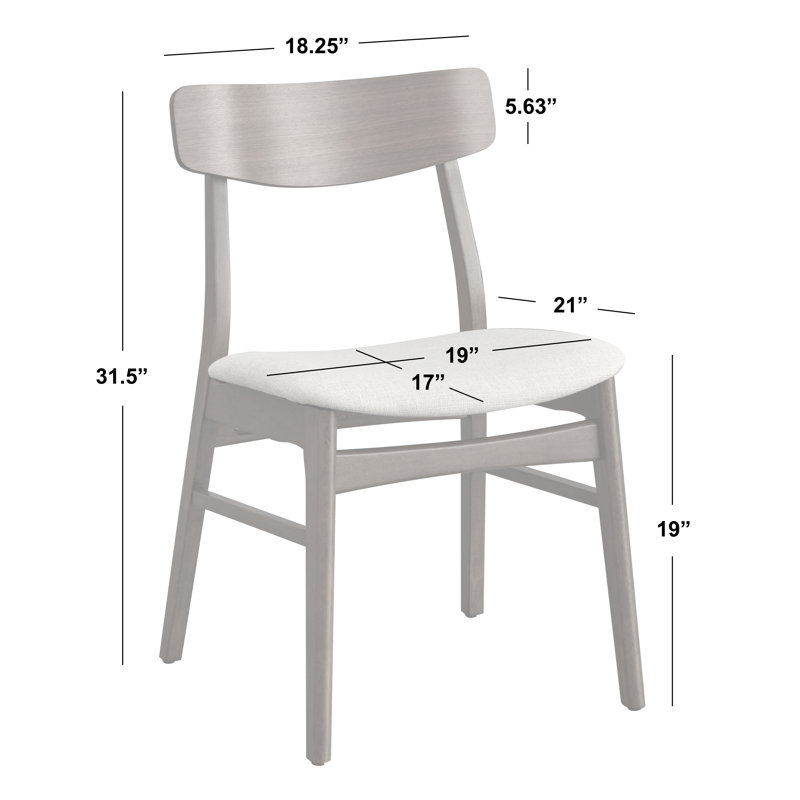 Jagveer Four Leg Dining Set, 5 Pieces: Table, 4 Chairs