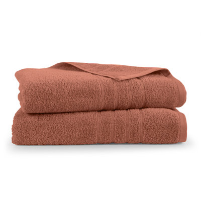 Martex Ultimate 2 Pack Bath Sheet Terracotta Towel Set