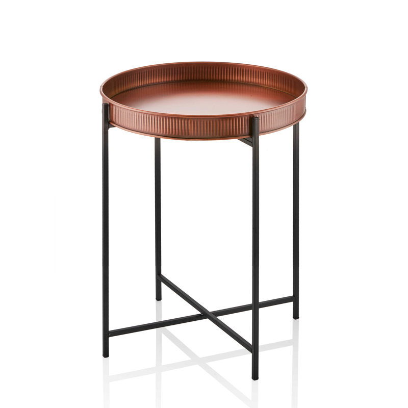 Picacho Tray Top End Table, Copper