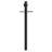 Solus 7, 8, or 10 ft. Direct Burial Lamp Post with Decorative Cross Arm, Convenience Outlet, and Dusk-to-Dawn Photocell Sensor-68896476-68896477