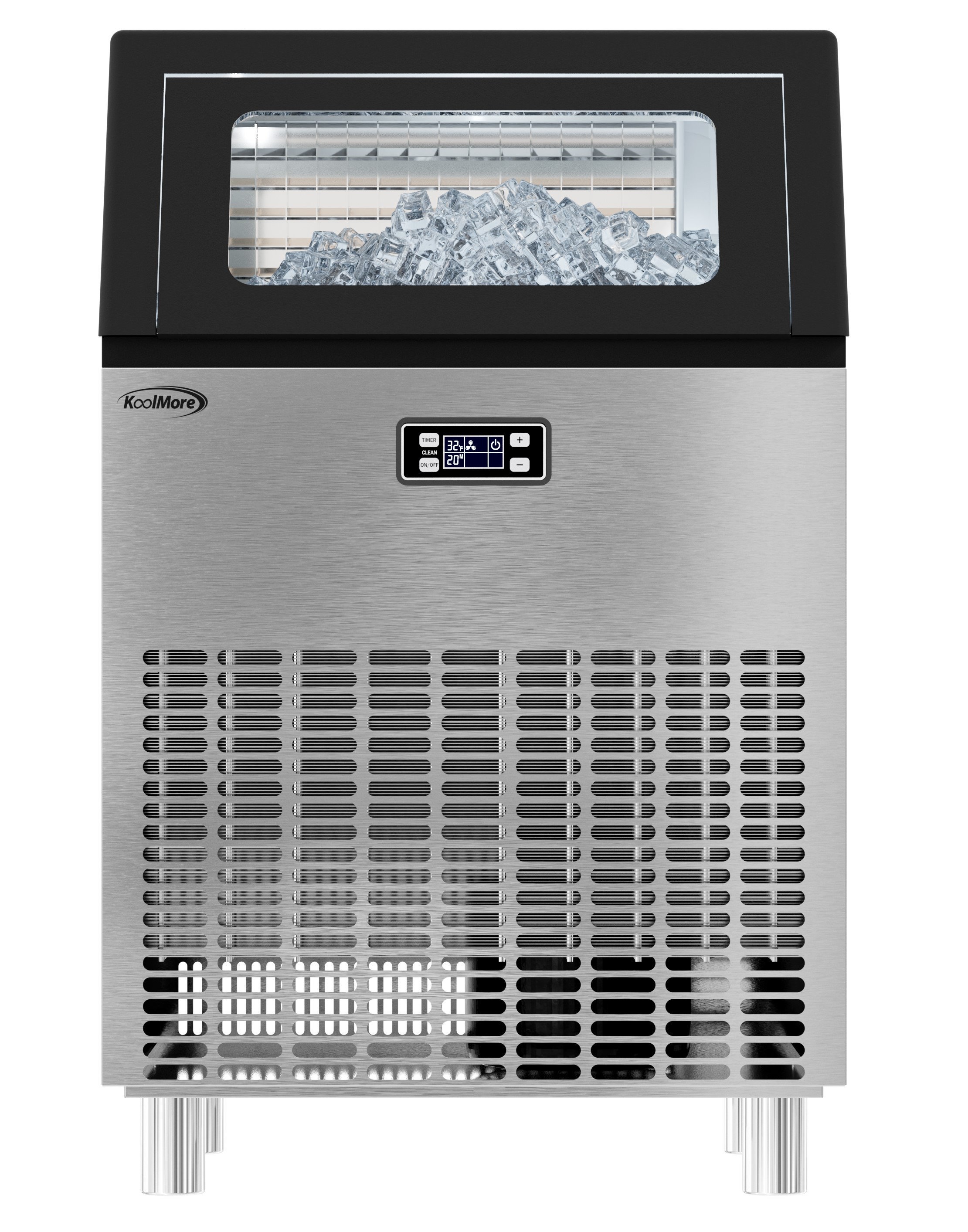 KoolMore 22 in. Air Cooled Undercounter Commercial Ice Maker, 265 lbs