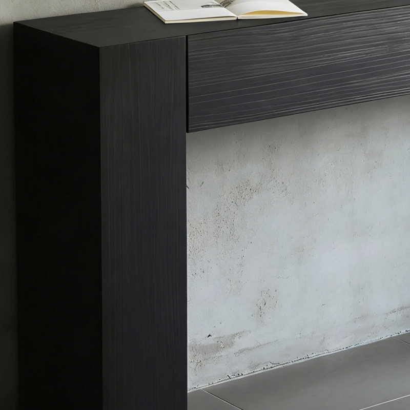 Console simple de style Wabi-sabi, 31.5" H x 70.9" W x 11.8" D
