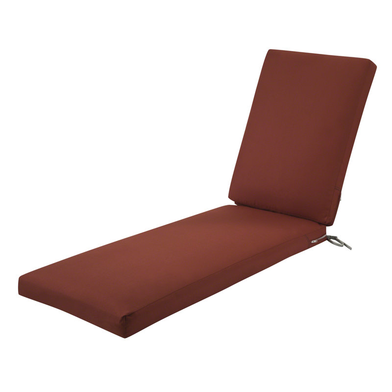 Jaylon Outdoor Chaise Lounge Cushion, Dark Taupe, 3"H x 26"W x 80"D