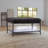 Upholstered Storage Bench With Removable Shelf-371680546