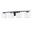 Modern 4-Light Black Vanity Fixture With Frosted Glass Shades