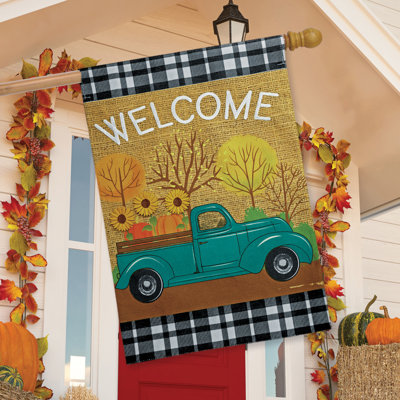 Drapeau de la maison d'automne