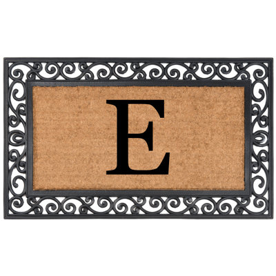 Tapis de porte d'extérieur antidérapant 36 po x 24 po Arijit