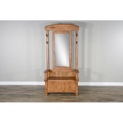 Villepinte Hall Tree 38'' Wide with Bench