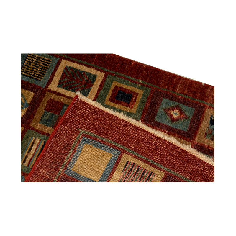 Hand-Knotted High-Quality Red Area Rug