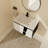 Kennadie 31.73 " W Wall Mounted Wall Mounted 1 Single Vanity Bathroom Vanity With Ceramic Top