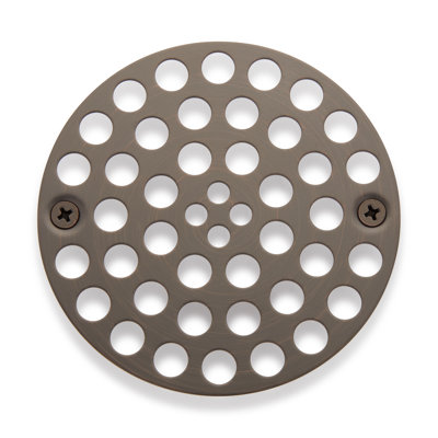 FundamentALL 4" Round Screw-In Shower Drain Cover
