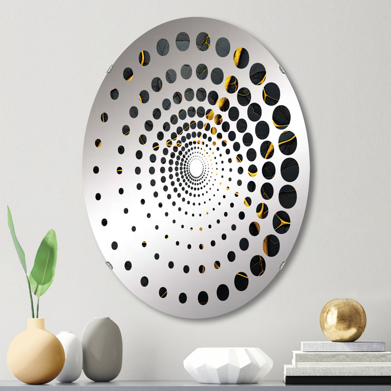 Miroir mural oval, 29,5 po x 19,6 po