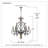 Nyah 6 - Light Dimmable Classic / Traditional Chandelier