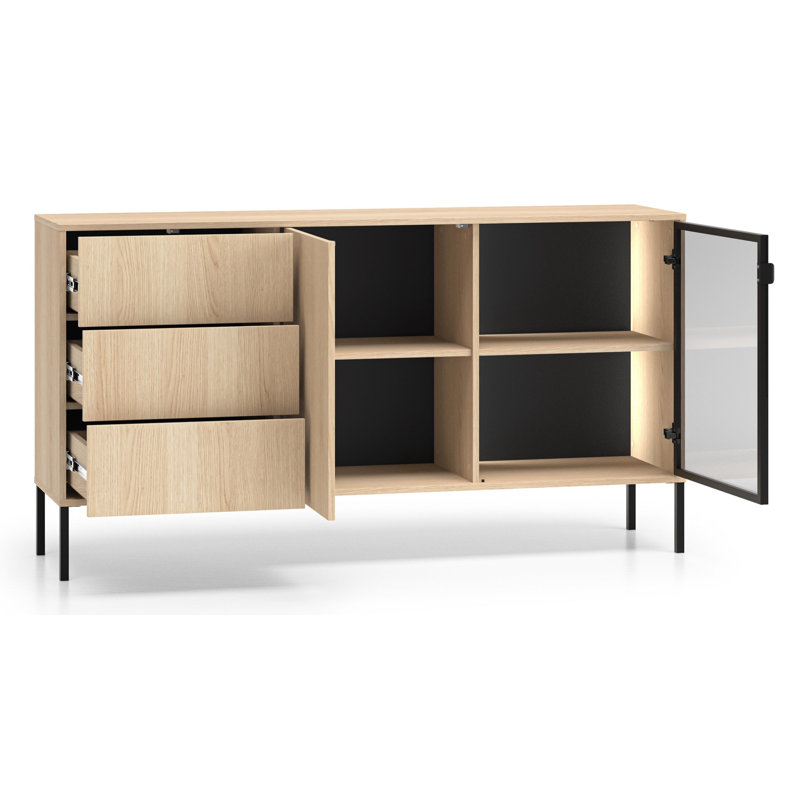 160cm Sideboard, Brown