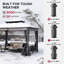 SUNJOY 10x12 Heavy-Duty Hardtop Gazebo with Mosquito Netting & Wood-Look Beams