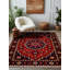 Tapis bourgogne en coton et polyester à imprimé numérique Giget Collection-837040659